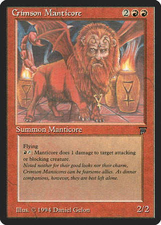 Crimson Manticore [Legends] | Tabernacle Games