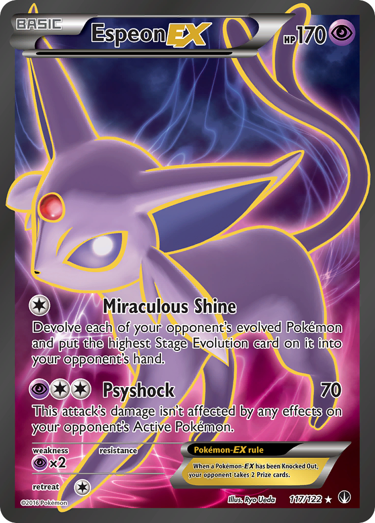 Espeon EX (117/122) [XY: BREAKpoint] | Tabernacle Games