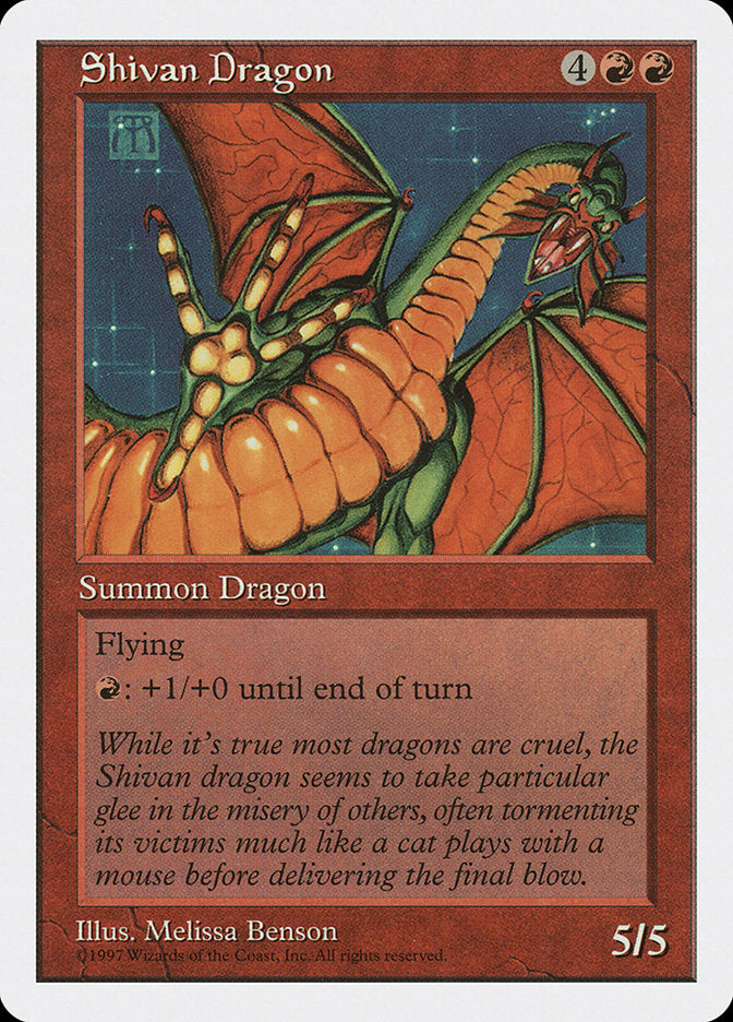 Shivan Dragon [Fifth Edition] | Tabernacle Games