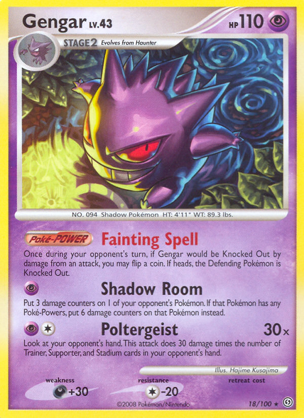 Gengar (18/100) [Diamond & Pearl: Stormfront] | Tabernacle Games