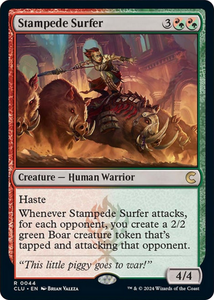 Stampede Surfer [Ravnica: Clue Edition] | Tabernacle Games