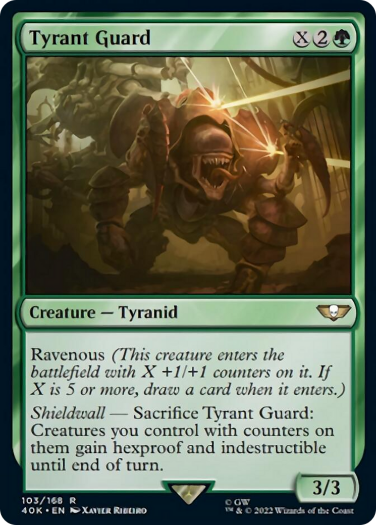 Tyrant Guard (Surge Foil) [Universes Beyond: Warhammer 40,000] | Tabernacle Games