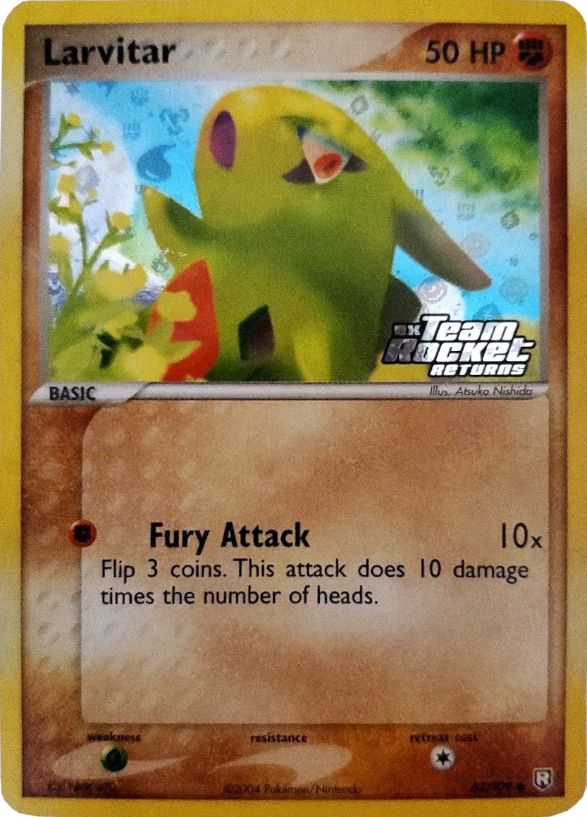 Larvitar (62/109) (Stamped) [EX: Team Rocket Returns] | Tabernacle Games