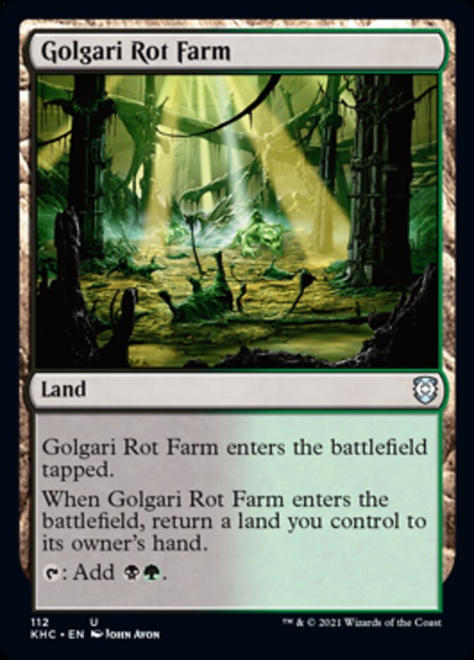 Golgari Rot Farm [Kaldheim Commander] | Tabernacle Games