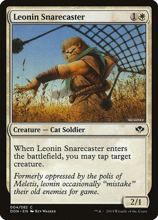 Leonin Snarecaster [Duel Decks: Speed vs. Cunning] | Tabernacle Games