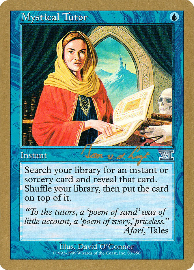Mystical Tutor (Tom van de Logt) [World Championship Decks 2000] | Tabernacle Games