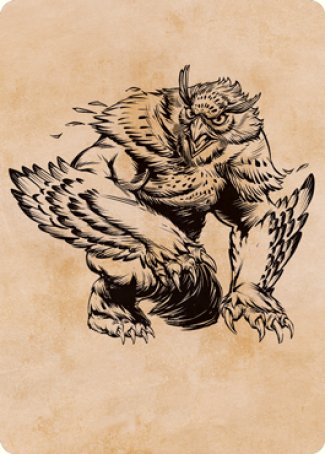 Owlbear (Showcase) Art Card [Dungeons & Dragons: Adventures in the Forgotten Realms Art Series] | Tabernacle Games