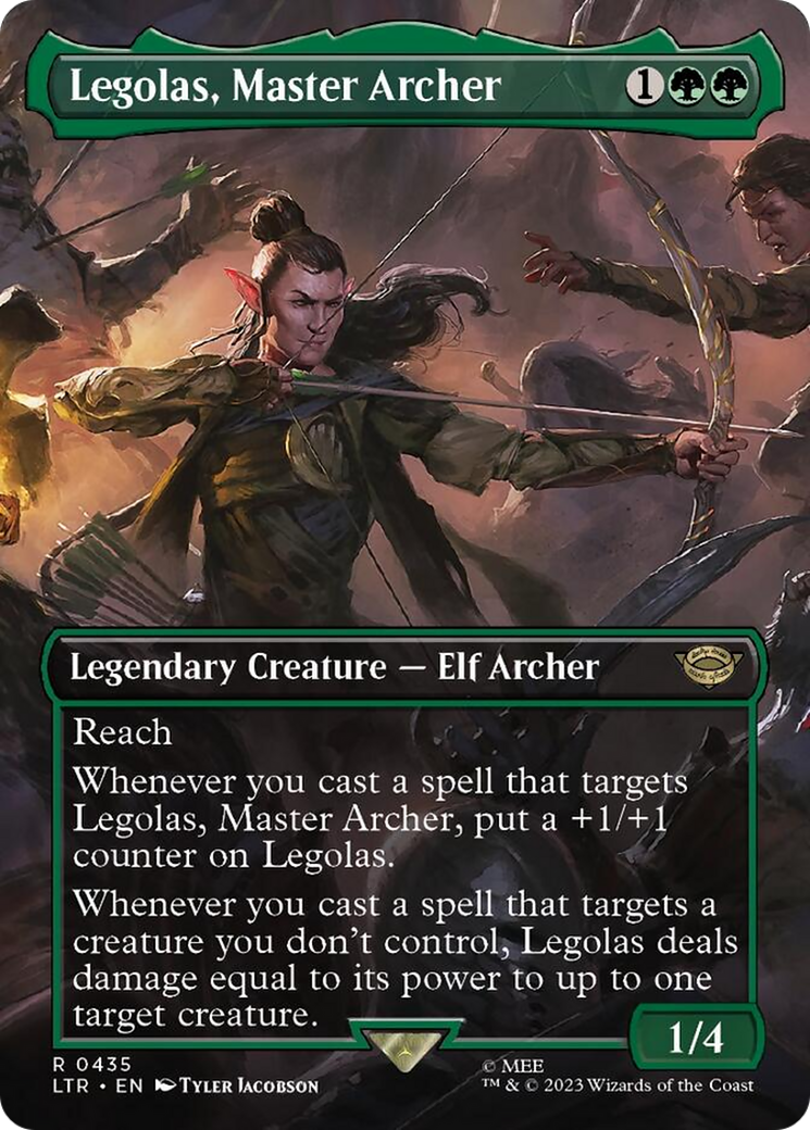 Legolas, Master Archer (Borderless Alternate Art) [The Lord of the Rings: Tales of Middle-Earth] | Tabernacle Games