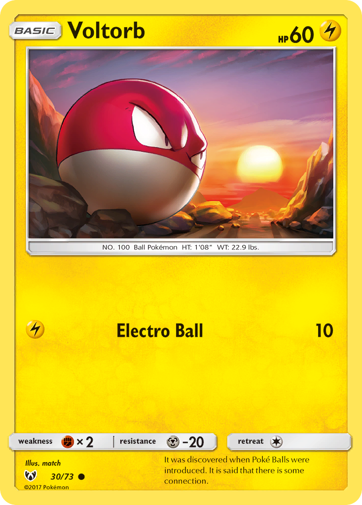 Voltorb (30/73) [Sun & Moon: Shining Legends] | Tabernacle Games