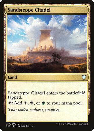 Sandsteppe Citadel [Commander 2017] | Tabernacle Games