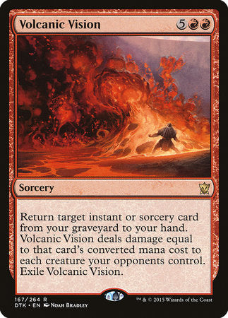 Volcanic Vision [Dragons of Tarkir] | Tabernacle Games