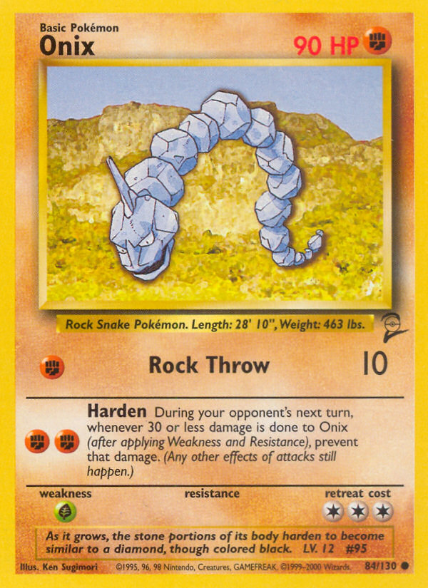 Onix (84/130) [Base Set 2] | Tabernacle Games