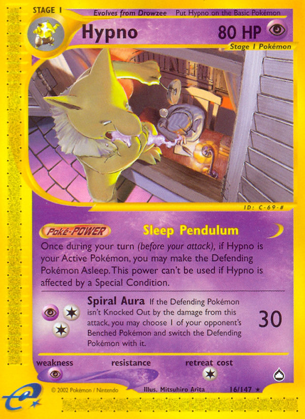 Hypno (16/147) [Aquapolis] | Tabernacle Games