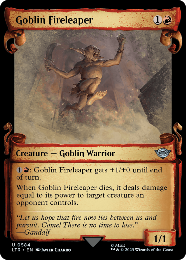 Goblin Fireleaper [The Lord of the Rings: Tales of Middle-Earth Showcase Scrolls] | Tabernacle Games