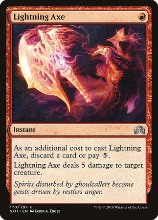 Lightning Axe [Shadows over Innistrad] | Tabernacle Games