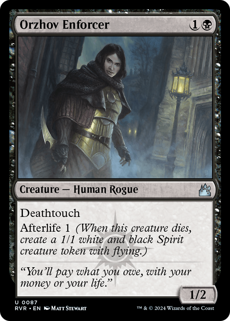 Orzhov Enforcer [Ravnica Remastered] | Tabernacle Games