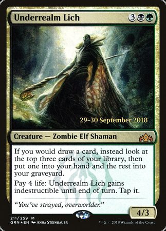 Underrealm Lich [Guilds of Ravnica Promos] | Tabernacle Games