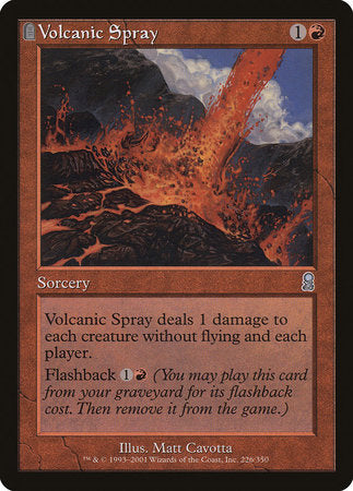 Volcanic Spray [Odyssey] | Tabernacle Games