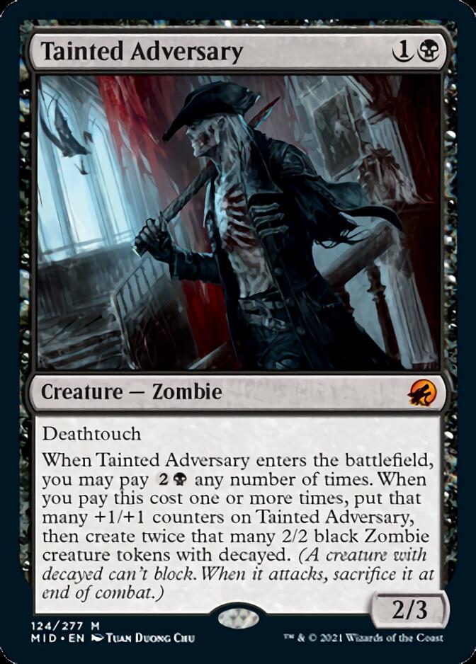 Tainted Adversary [Innistrad: Midnight Hunt] | Tabernacle Games