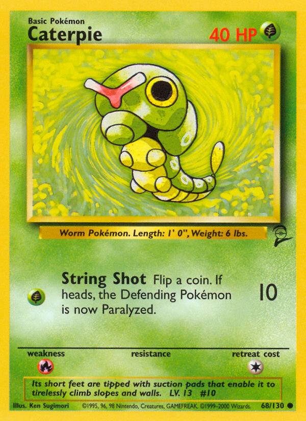 Caterpie (68/130) [Base Set 2] | Tabernacle Games