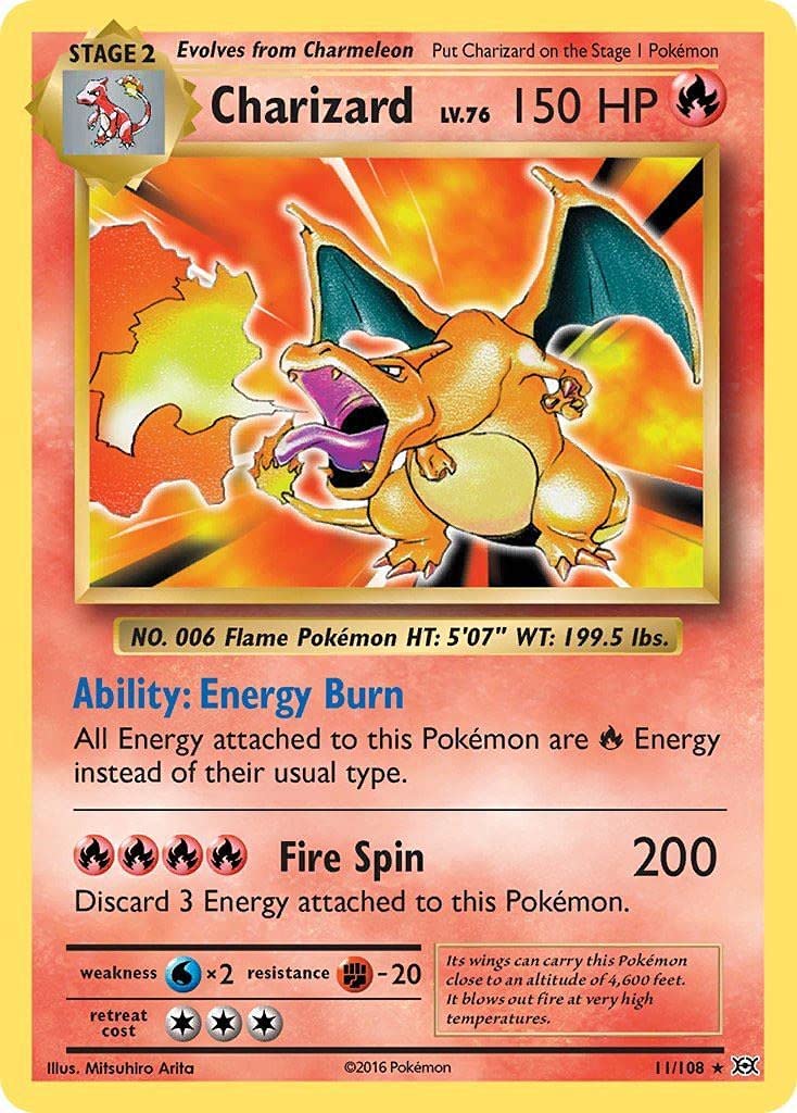 Charizard (11/108) [XY: Evolutions] | Tabernacle Games