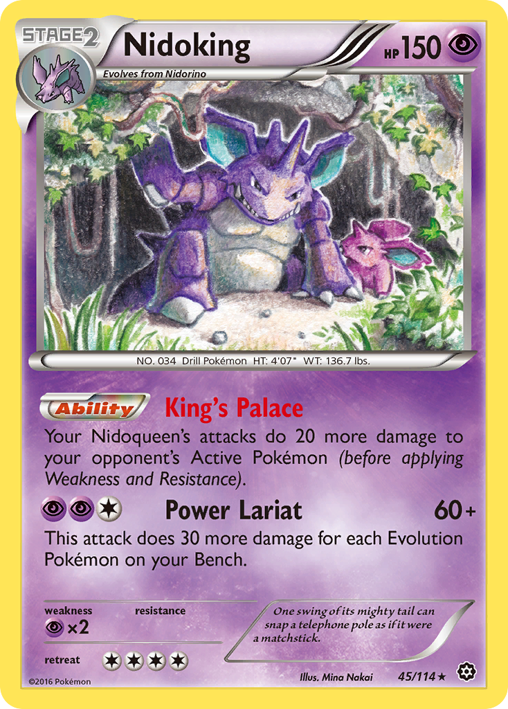 Nidoking (45/114) [XY: Steam Siege] | Tabernacle Games