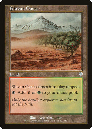Shivan Oasis [Invasion] | Tabernacle Games