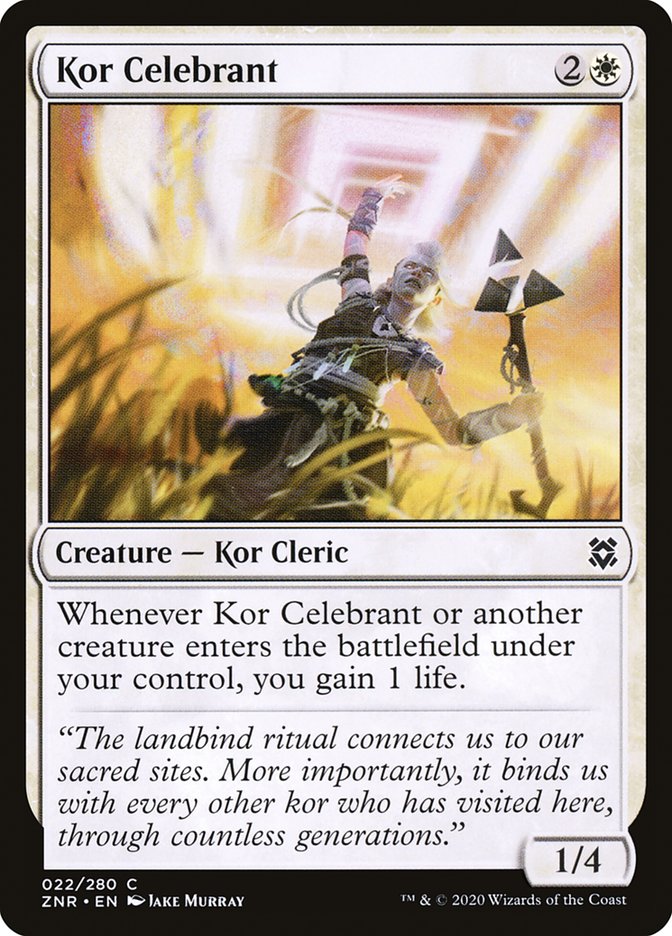 Kor Celebrant [Zendikar Rising] | Tabernacle Games