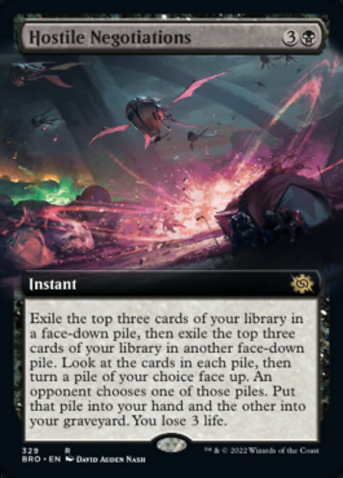 Hostile Negotiations (Extended Art) [The Brothers' War] | Tabernacle Games