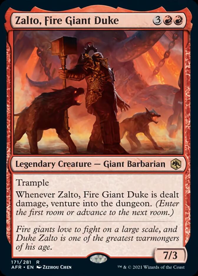 Zalto, Fire Giant Duke [Dungeons & Dragons: Adventures in the Forgotten Realms] | Tabernacle Games