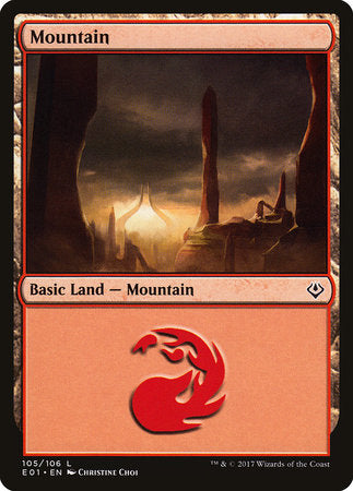 Mountain (105) [Archenemy: Nicol Bolas] | Tabernacle Games