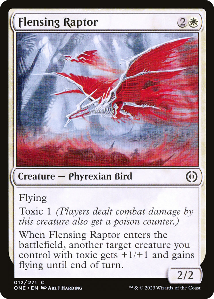 Flensing Raptor [Phyrexia: All Will Be One] | Tabernacle Games