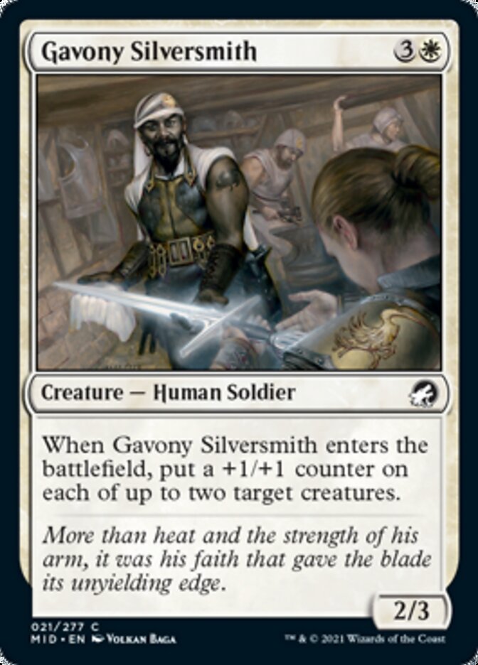 Gavony Silversmith [Innistrad: Midnight Hunt] | Tabernacle Games