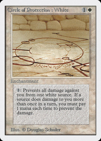 Circle of Protection: White [Unlimited Edition] | Tabernacle Games