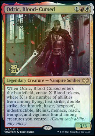 Odric, Blood-Cursed [Innistrad: Crimson Vow Prerelease Promos] | Tabernacle Games