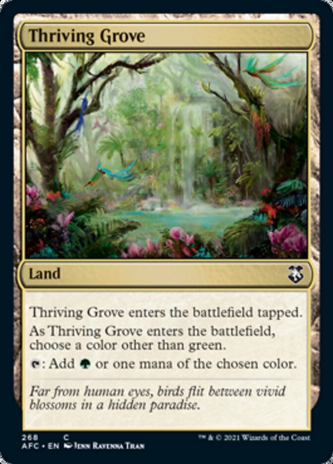 Thriving Grove [Dungeons & Dragons: Adventures in the Forgotten Realms Commander] | Tabernacle Games