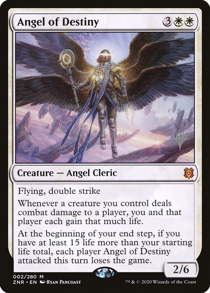 Angel of Destiny (Promo Pack) [Zendikar Rising Promos] | Tabernacle Games