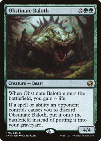 Obstinate Baloth [Iconic Masters] | Tabernacle Games