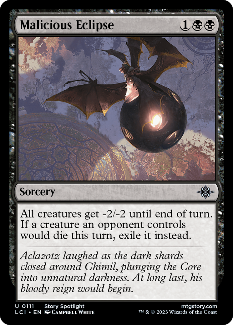 Malicious Eclipse [The Lost Caverns of Ixalan] | Tabernacle Games