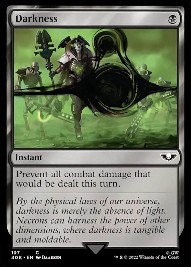 Darkness (Surge Foil) [Universes Beyond: Warhammer 40,000] | Tabernacle Games