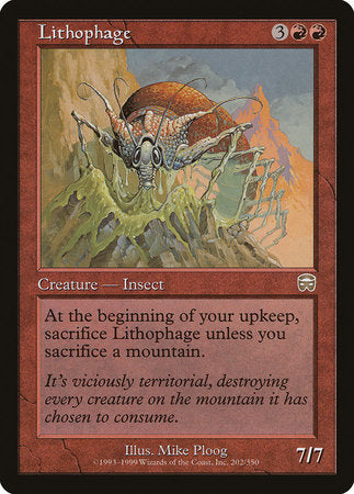 Lithophage [Mercadian Masques] | Tabernacle Games