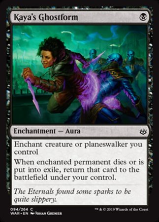 Kaya's Ghostform [War of the Spark] | Tabernacle Games