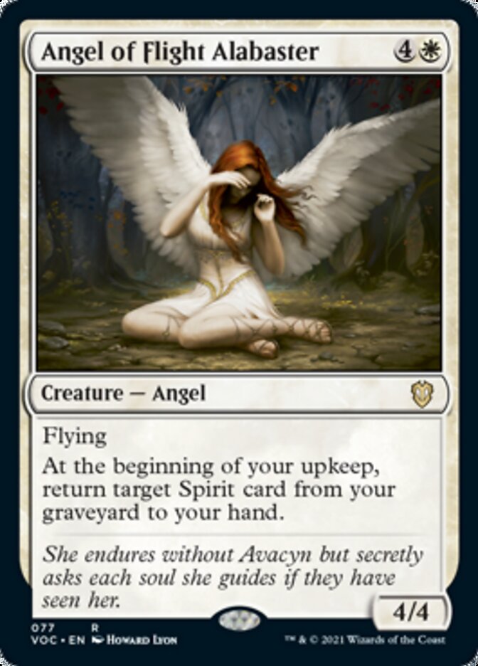 Angel of Flight Alabaster [Innistrad: Crimson Vow Commander] | Tabernacle Games