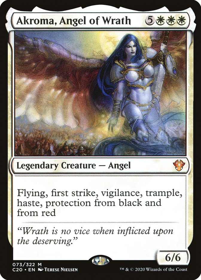 Akroma, Angel of Wrath [Commander 2020] | Tabernacle Games