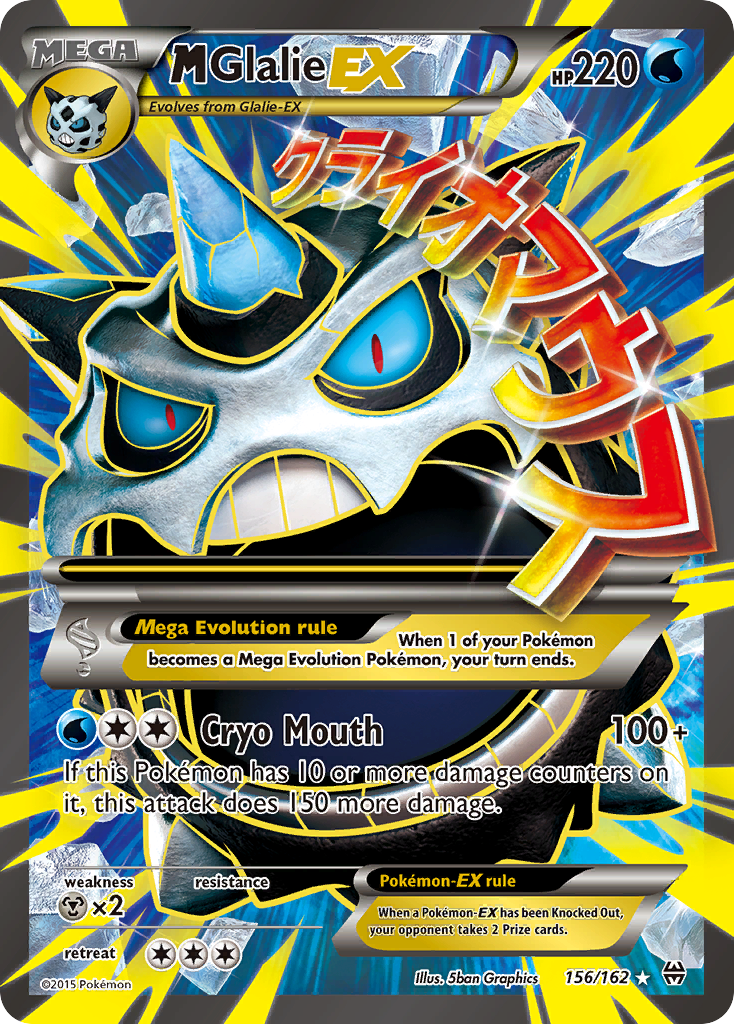 M Glalie EX (156/162) [XY: BREAKthrough] | Tabernacle Games