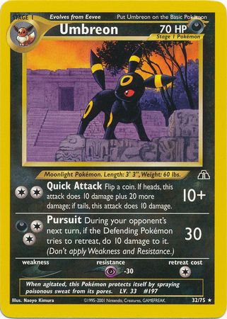 Umbreon (32/75) [Neo Discovery Unlimited] | Tabernacle Games