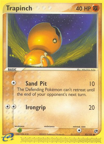 Trapinch (82/100) [EX: Sandstorm] | Tabernacle Games