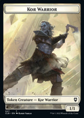 Kor Warrior // Treasure Double-sided Token [Commander Legends: Battle for Baldur's Gate Tokens] | Tabernacle Games
