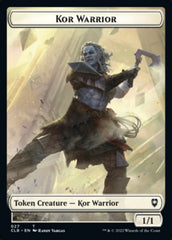 Kor Warrior // Shapeshifter (023) Double-sided Token [Commander Legends: Battle for Baldur's Gate Tokens] | Tabernacle Games