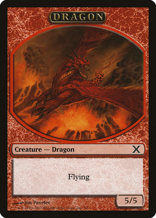 Dragon Token [Tenth Edition Tokens] | Tabernacle Games